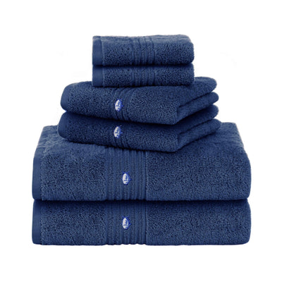 Southern Tide Performance 5.0 Cotton Durable 6-Piece Bath Towel Set
