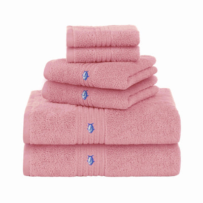 Southern Tide Performance 5.0 Cotton Durable 6-Piece Bath Towel Set