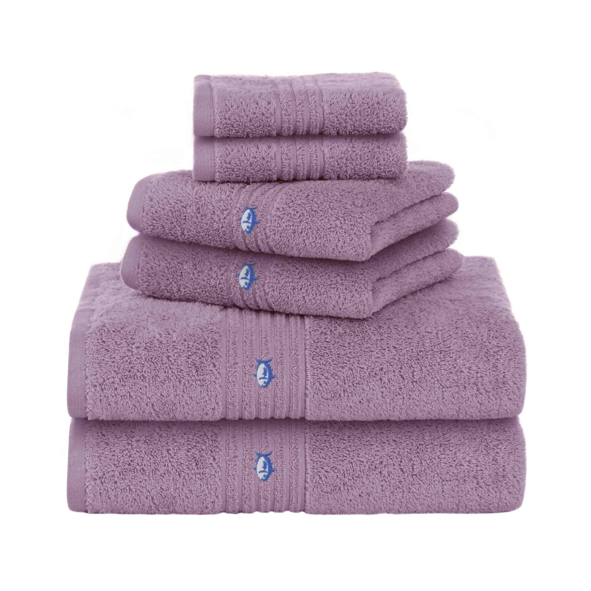 Southern Tide Performance 5.0 Cotton Durable 6-Piece Bath Towel Set