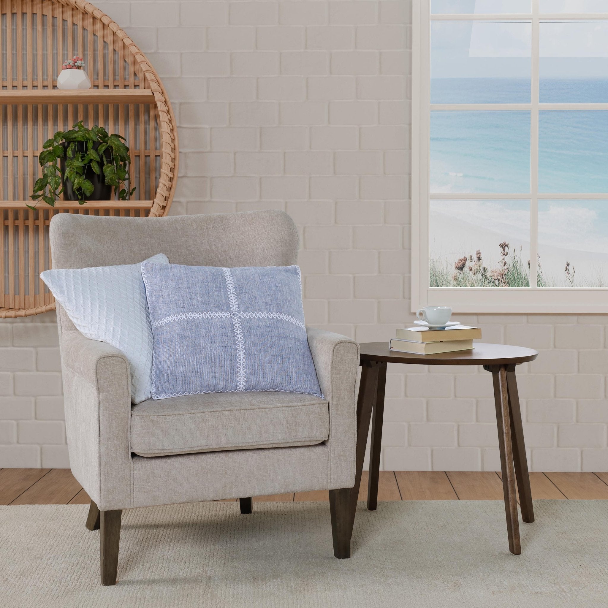 Southern Tide Saltwater Square Decorative Pillow