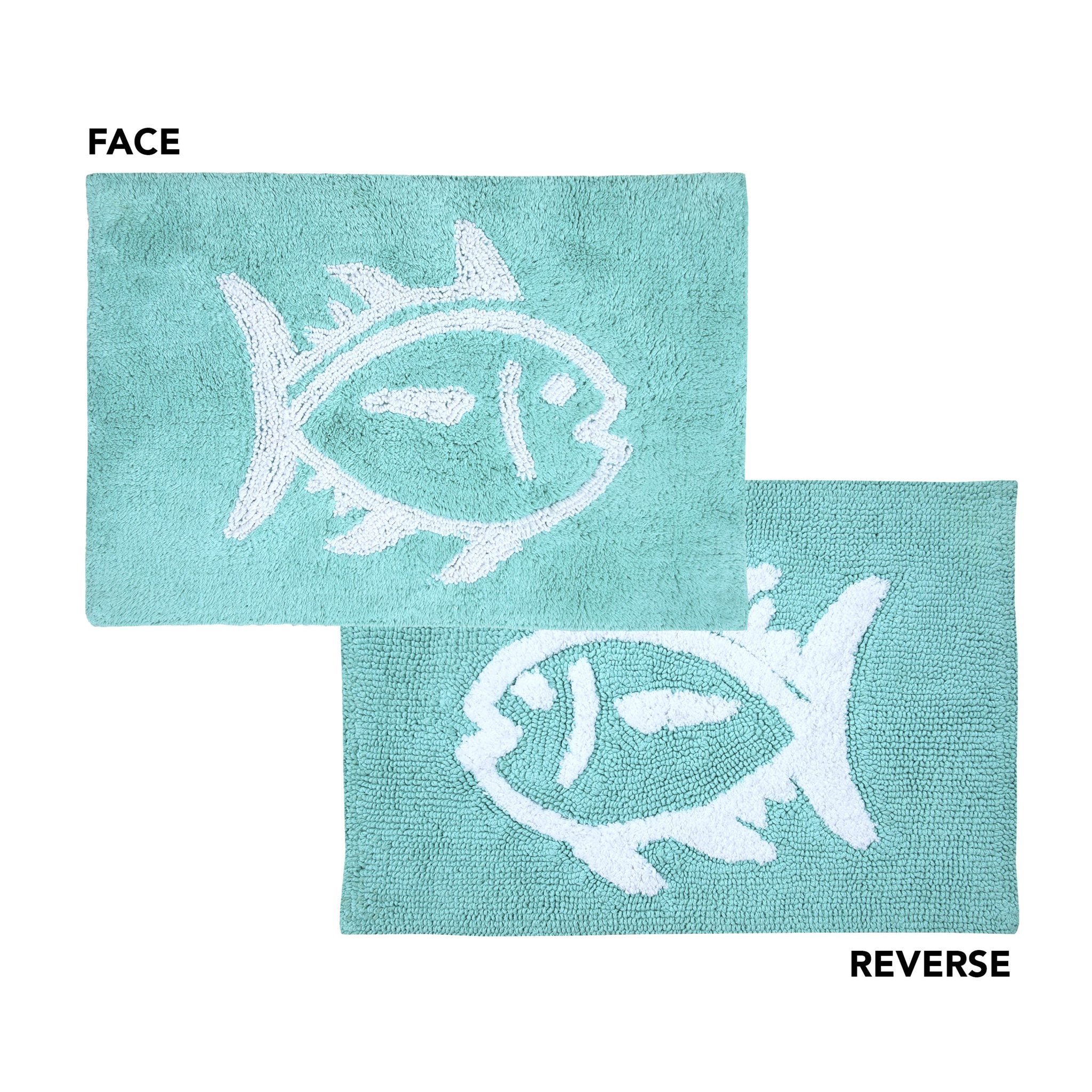 Southern Tide Skipjack Soft Reversible 100% Cotton Bath Rug