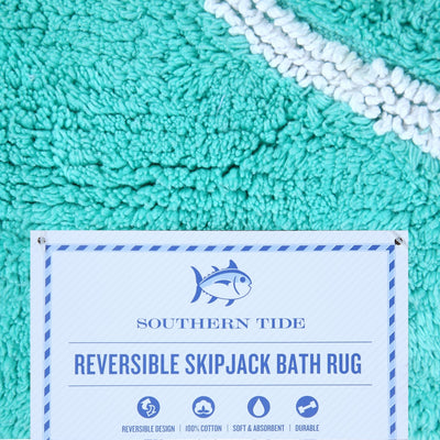 Southern Tide Skipjack Soft Reversible 100% Cotton Bath Rug