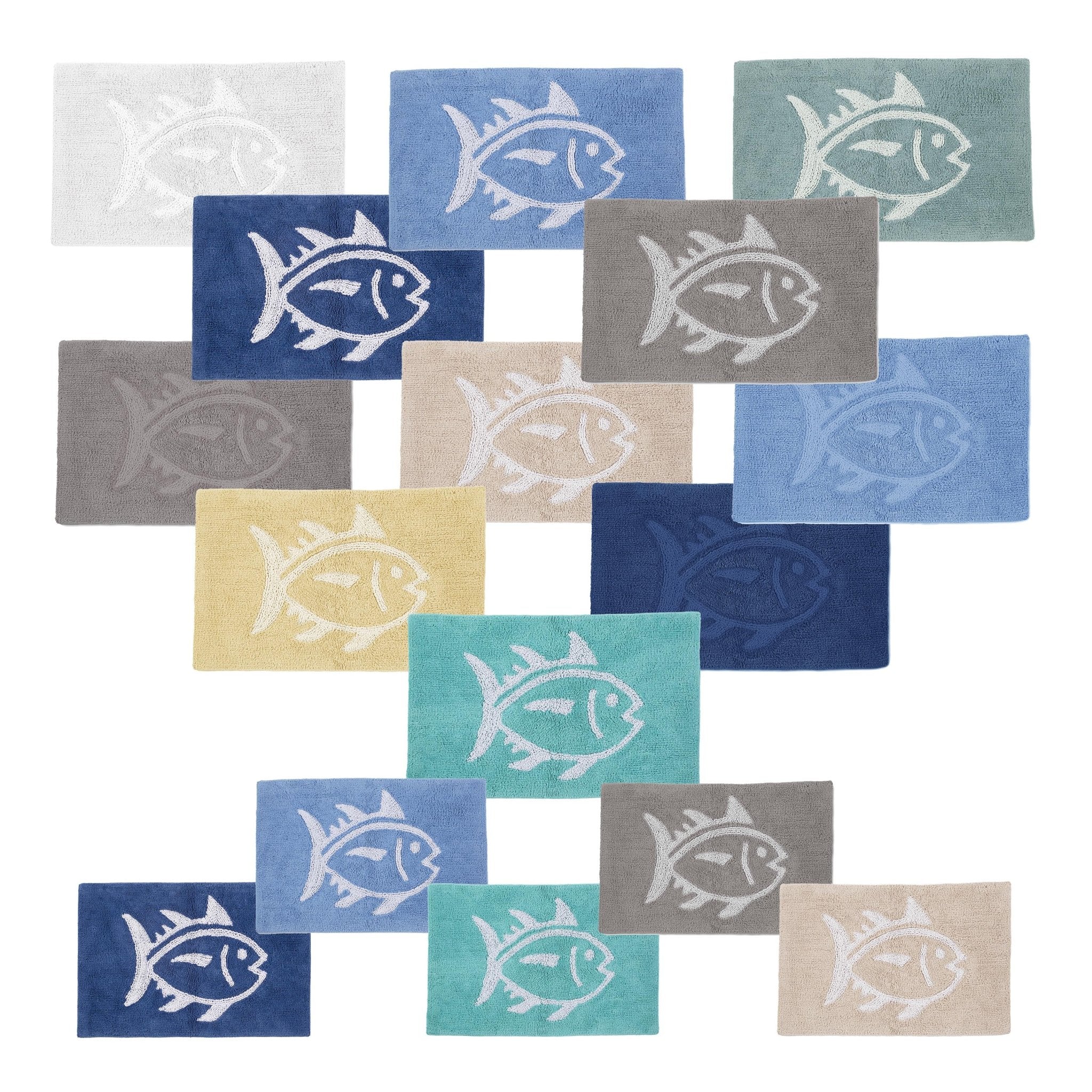 Southern Tide Skipjack Soft Reversible 100% Cotton Bath Rug