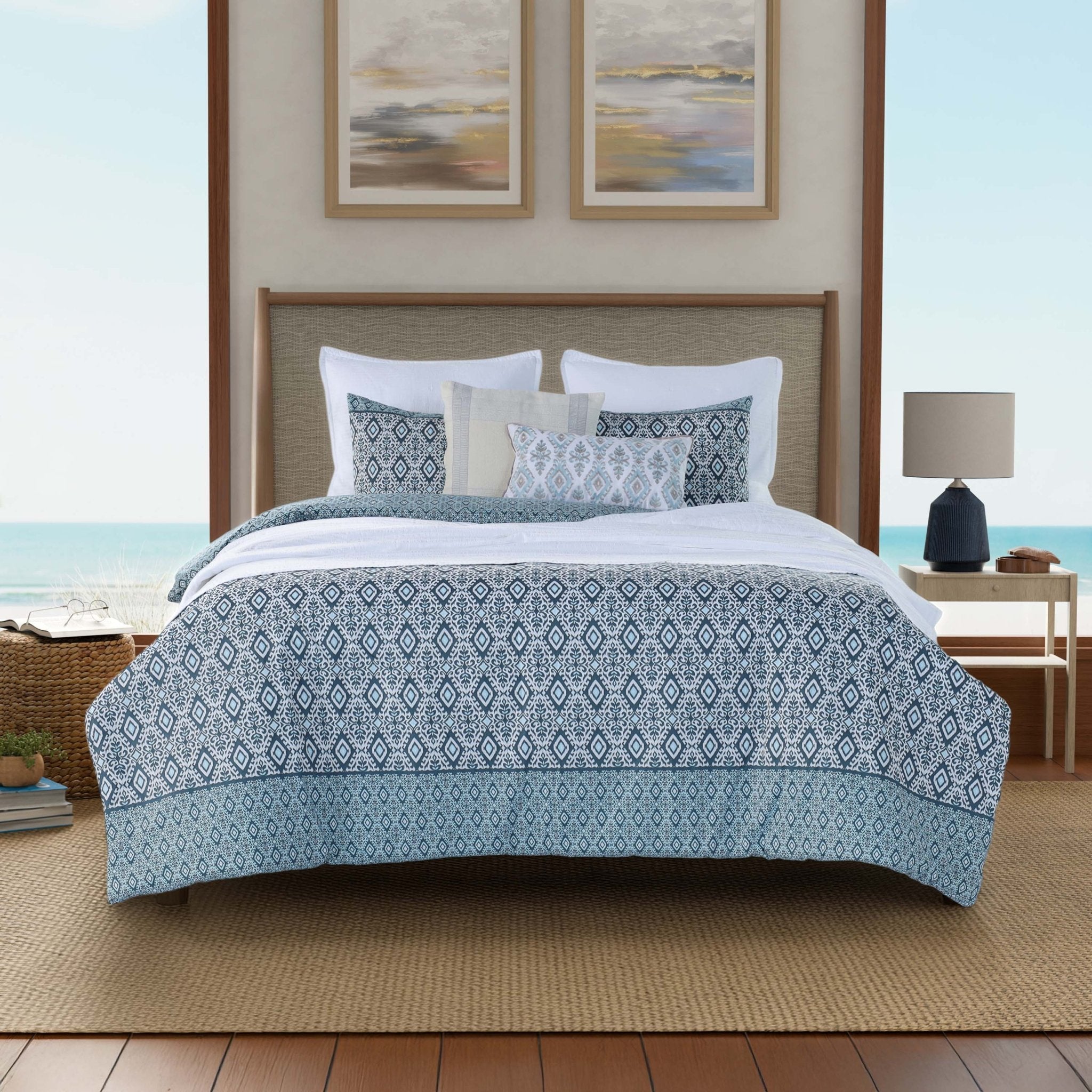 Southern Tide Summerfield Breakfast 100% Cotton Seaglass Decorative Pillow