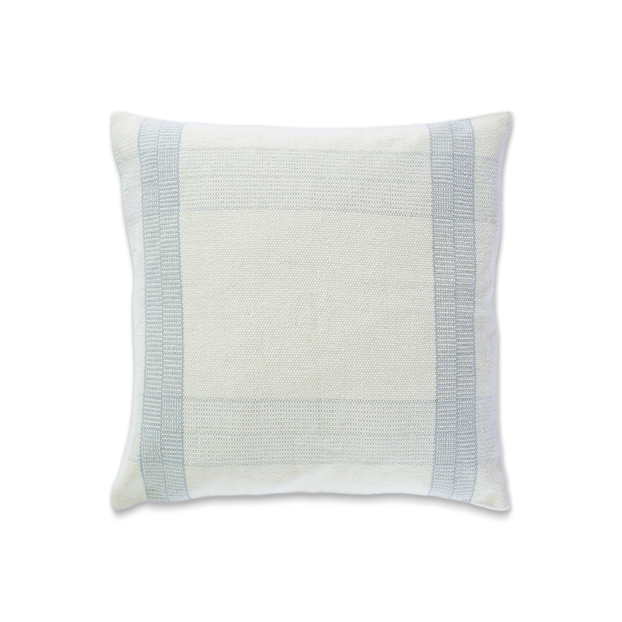 Southern Tide Villa 100% Cotton Square Ivory/Grey Decorative Pillow