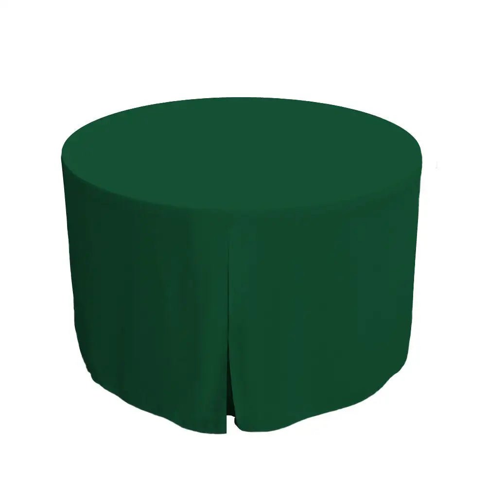 Pine color table cover on a white background