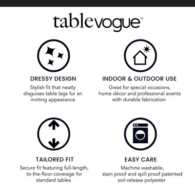 Tablevogue product features on a white background