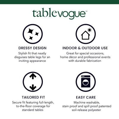 Tablevogue 60 Inch Round Table Cover
