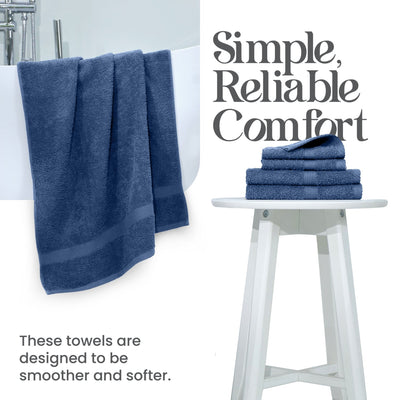 Utica Essentials 100% Cotton 6-Piece Soft Towel Set