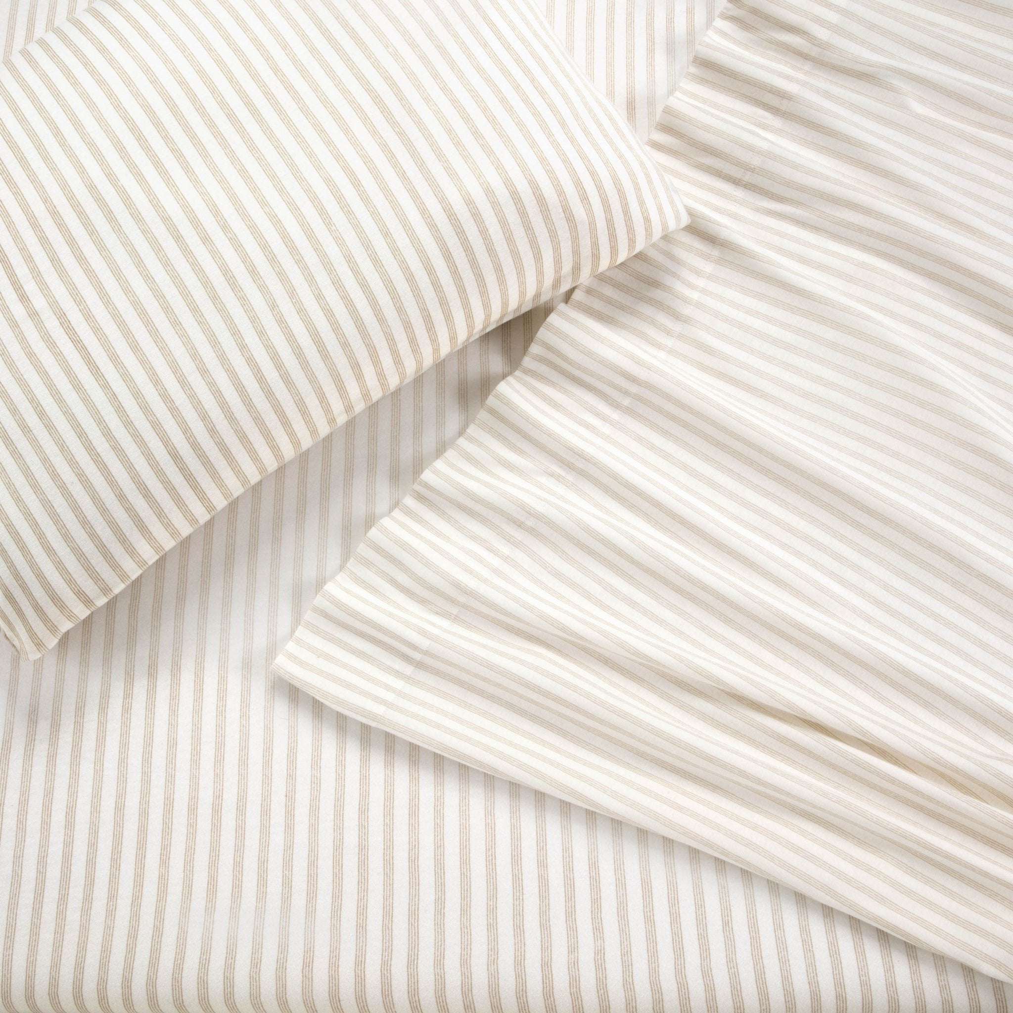 Vellux Aster Heathered Soft Taupe Sheet Set