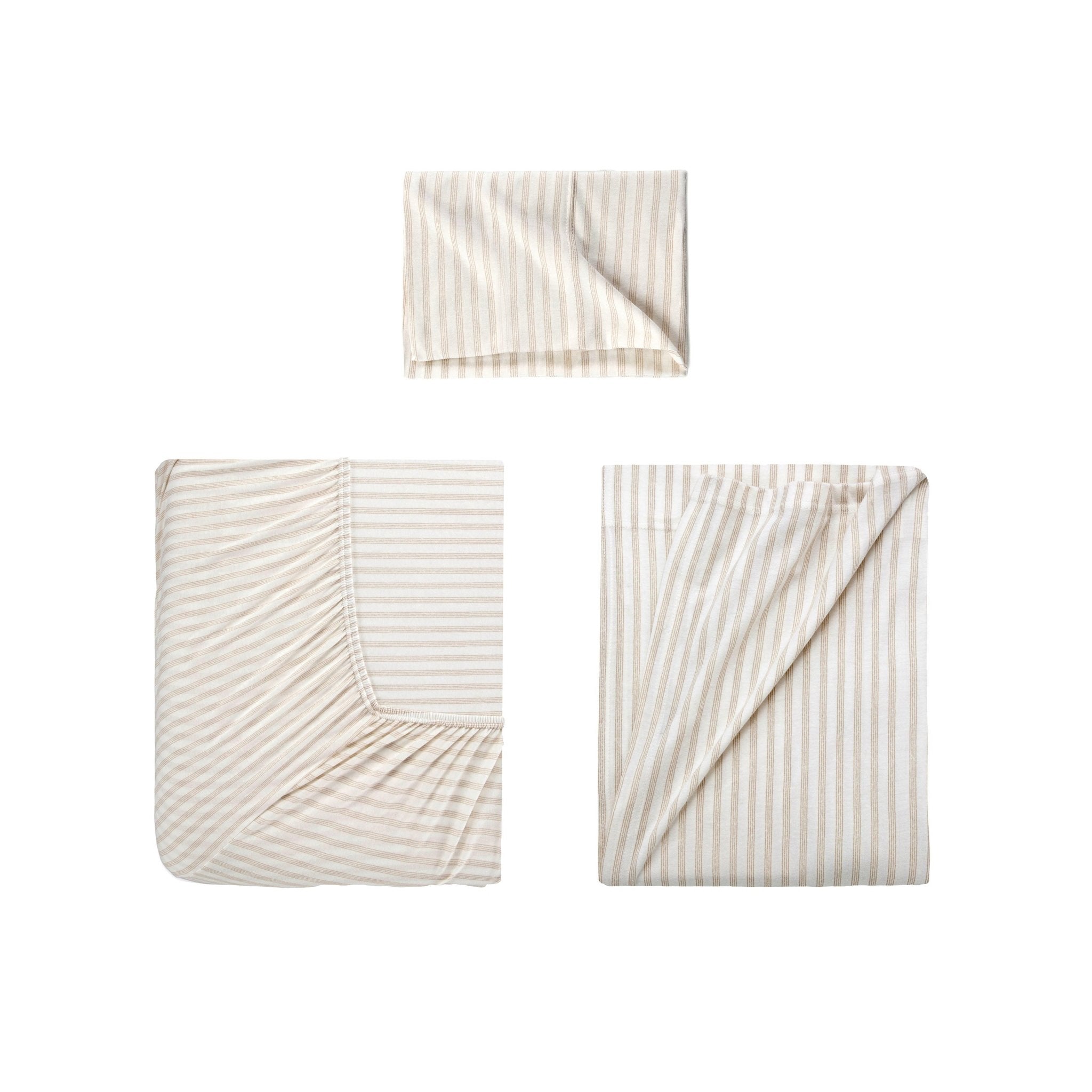 Vellux Aster Heathered Soft Taupe Sheet Set