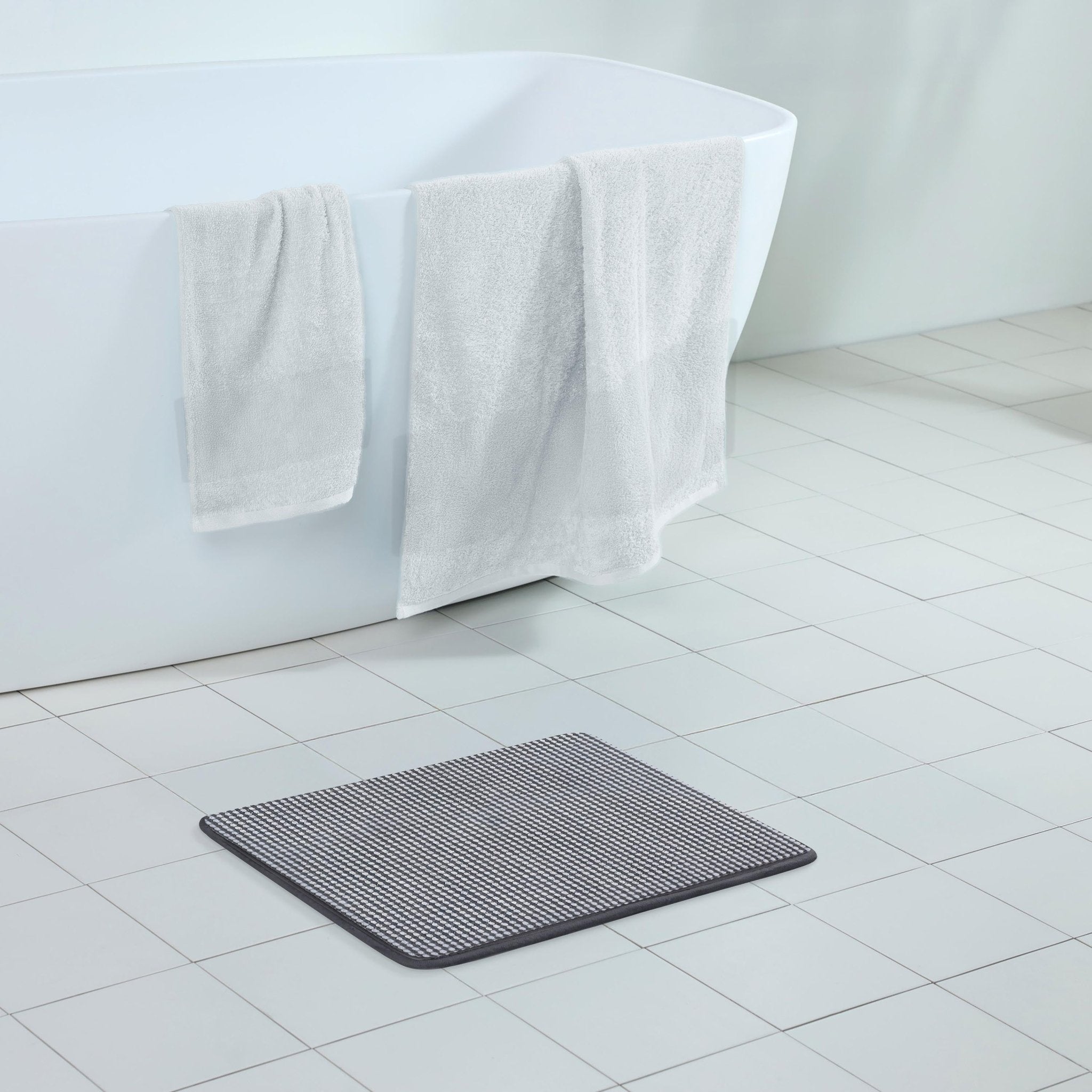 Vellux Bliss Non-Skid Backing Memory Foam Bath Rug
