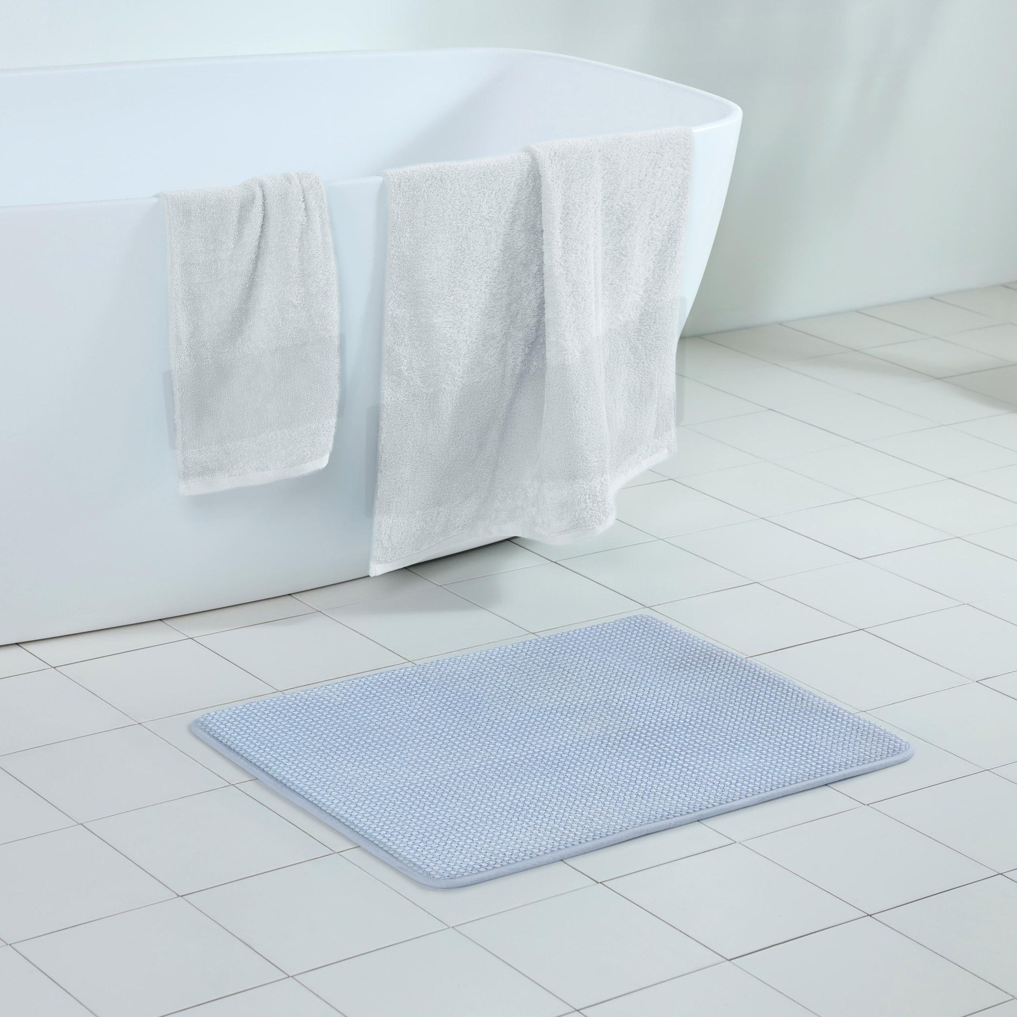 Vellux Bliss Non-Skid Backing Memory Foam Bath Rug