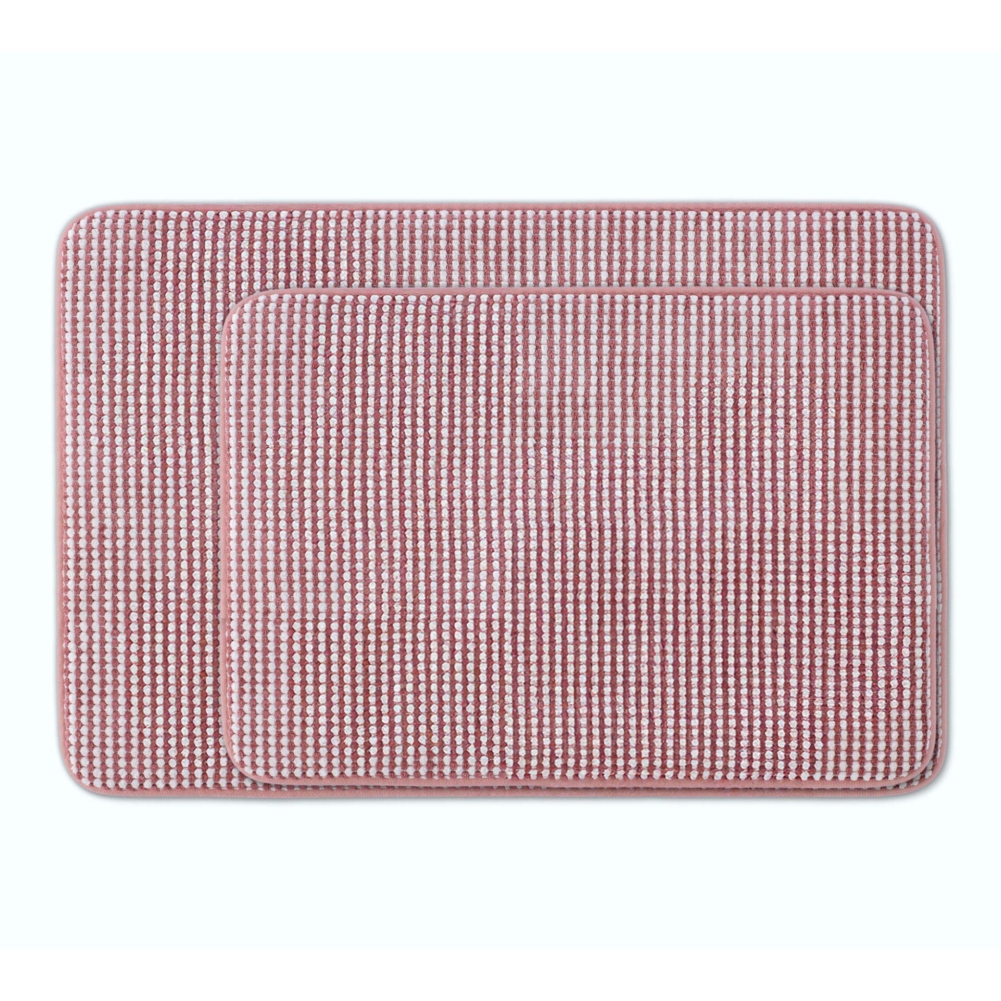 Vellux Bliss Non-Skid Backing Memory Foam Bath Rug