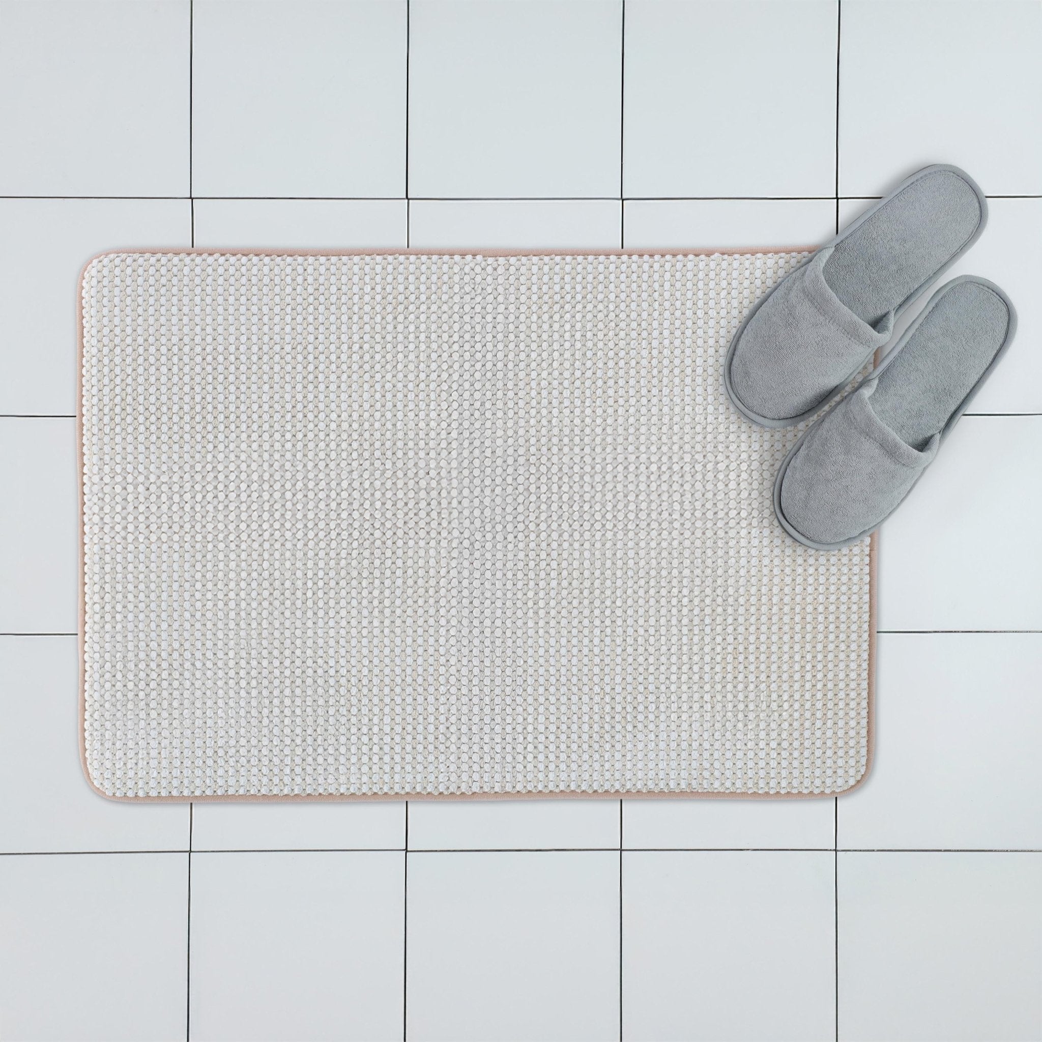 Vellux Bliss Non-Skid Backing Memory Foam Bath Rug