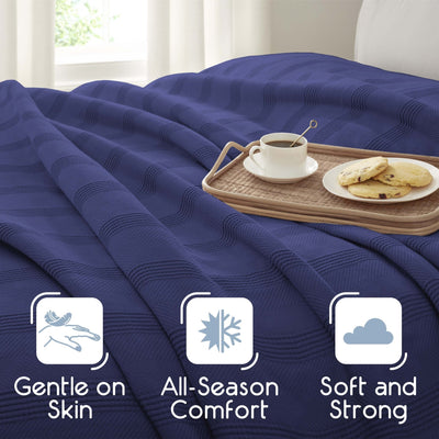 Vellux Cotton 100% Cotton All-Season Blanket