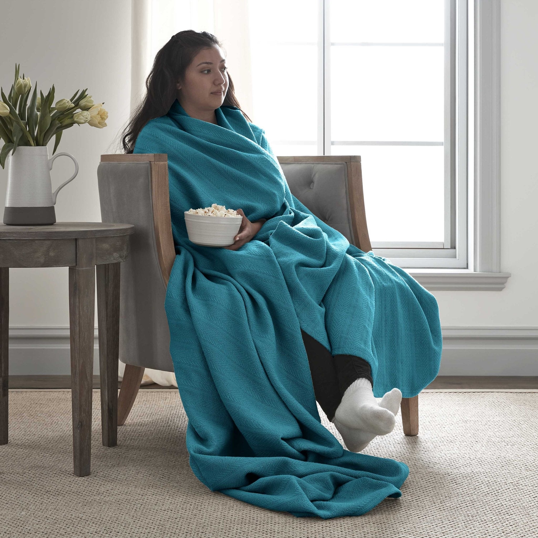 Vellux Cotton 100% Cotton All-Season Blanket