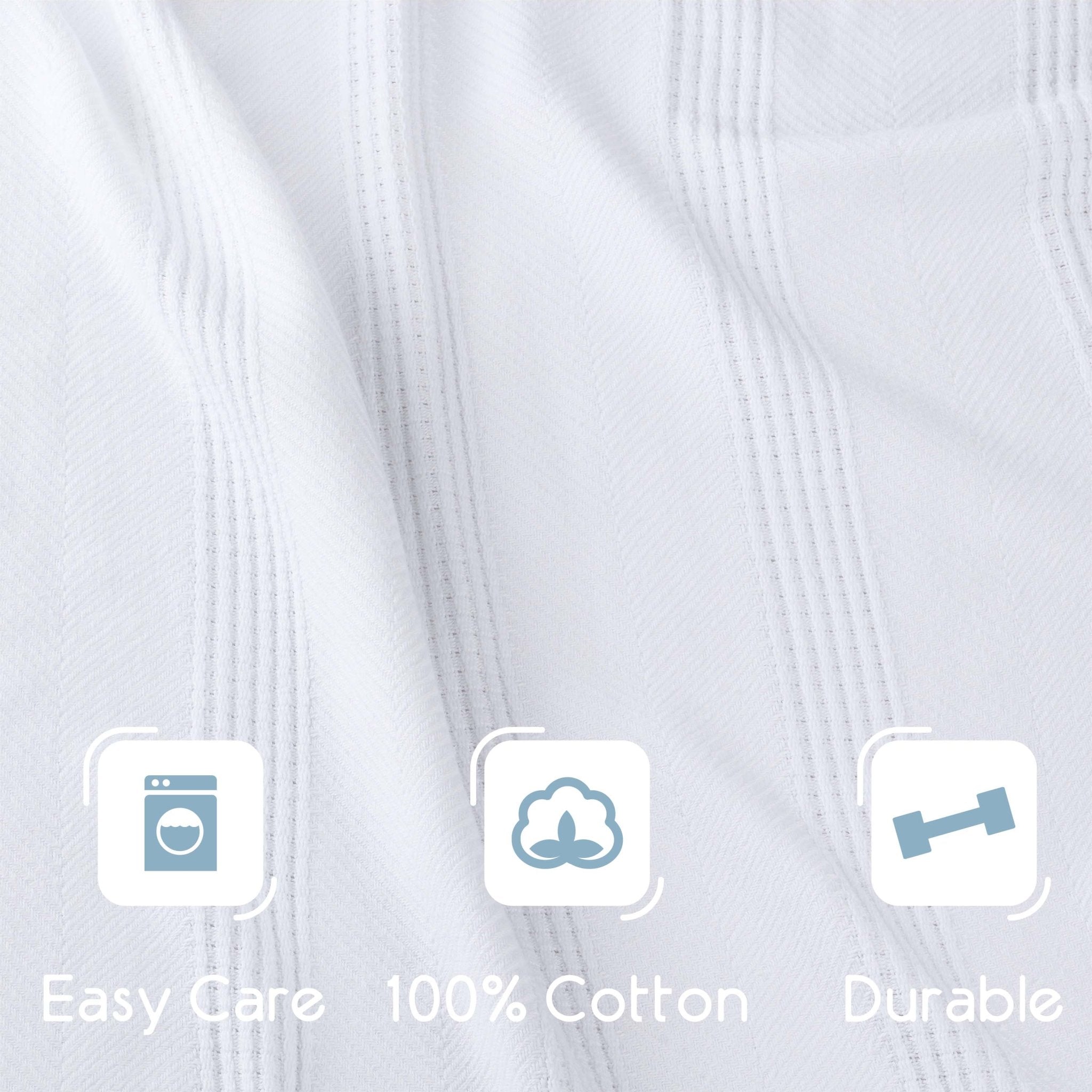 Vellux Cotton 100% Cotton All-Season Blanket