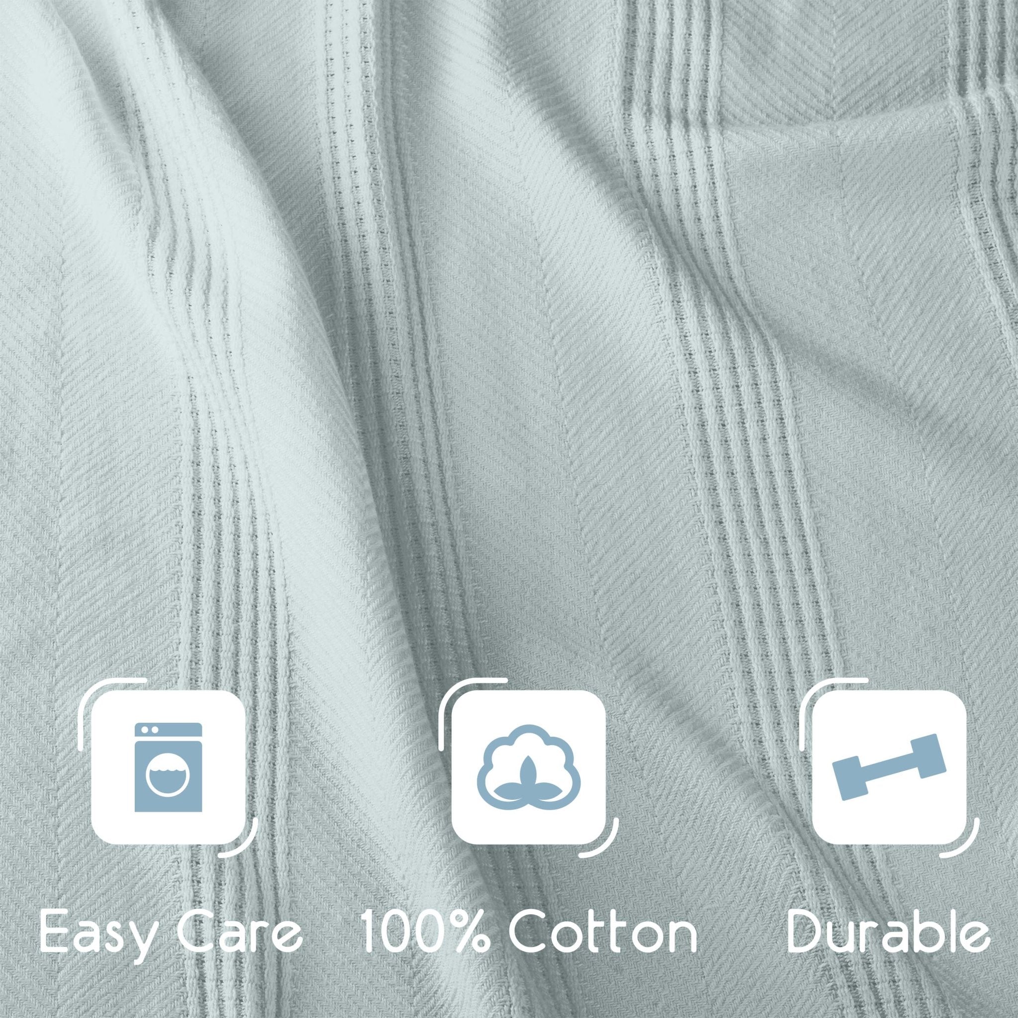 Vellux Cotton 100% Cotton All-Season Blanket