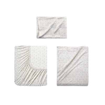 Vellux Lilo Heathered Soft Grey Sheet Set