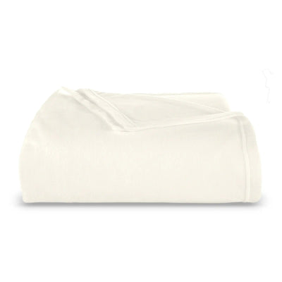 A folded star white blanket shown on a plain white background.