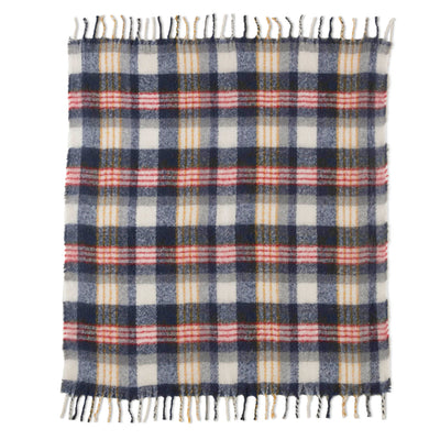 Vellux Mohair Plaid Throw