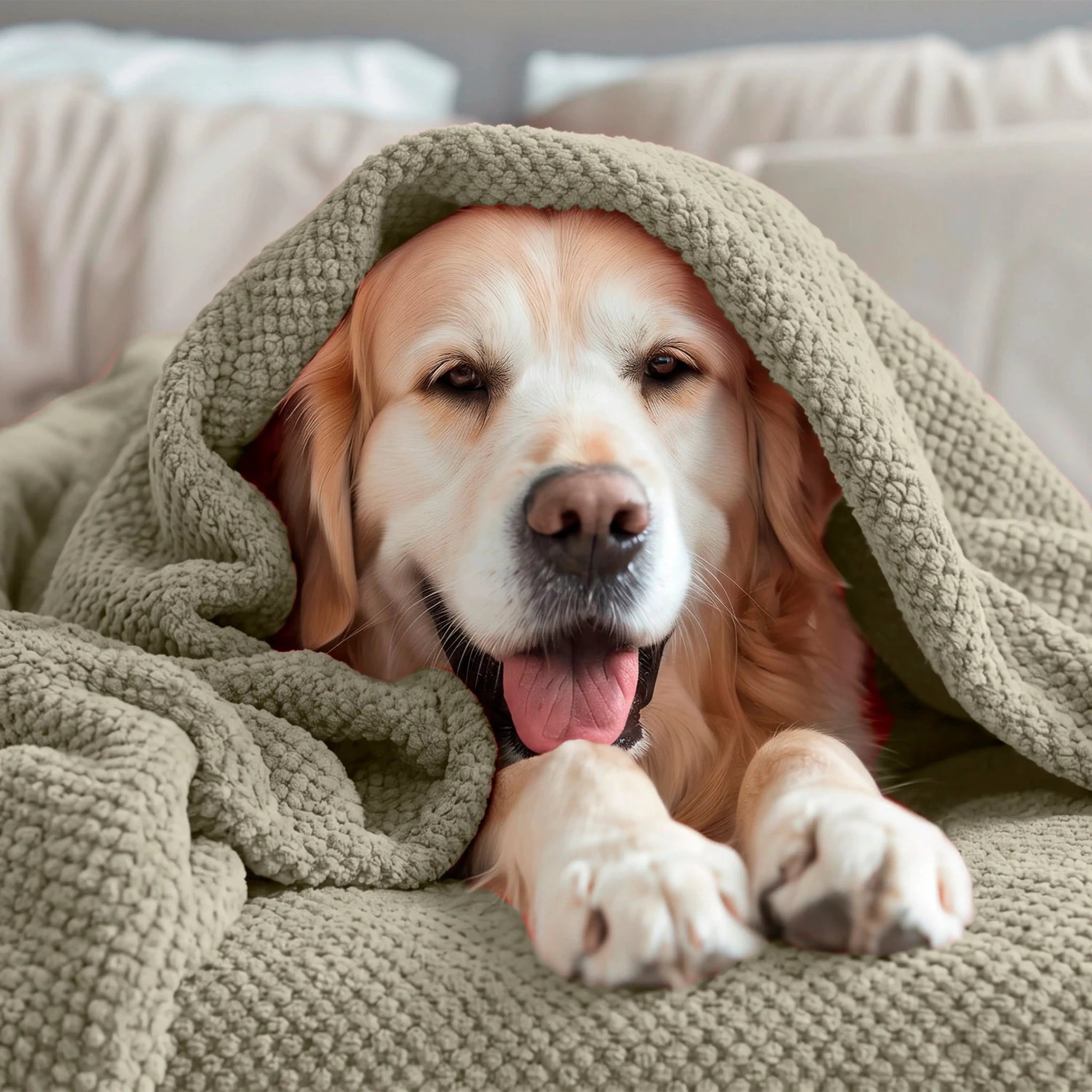 Vellux Plush Texture Embossed Knit Blanket