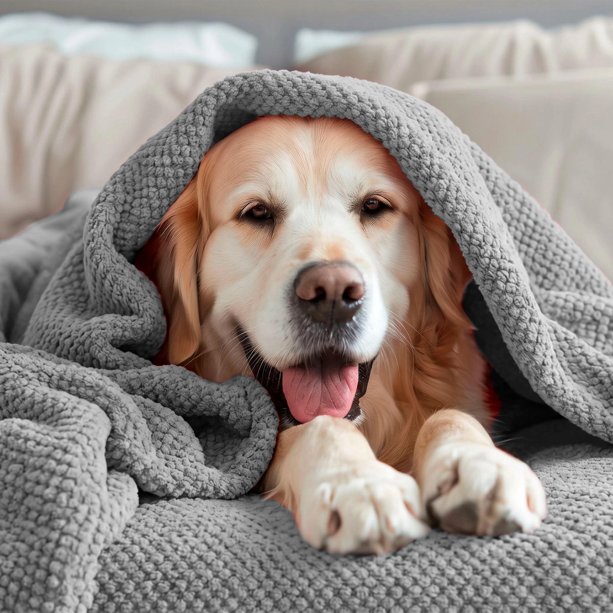 Vellux Plush Texture Embossed Knit Blanket