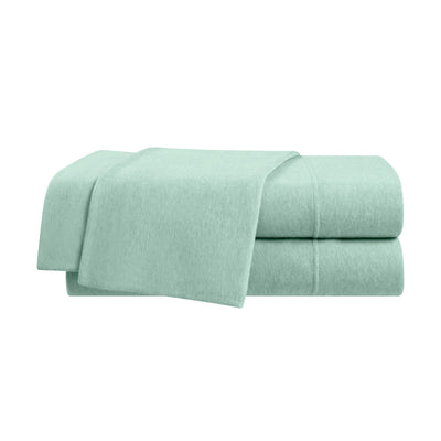 Vellux Snuggle Heathered Solid Sheet Set