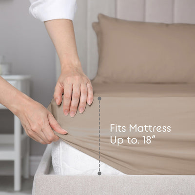 Vellux Snuggle Heathered Solid Sheet Set