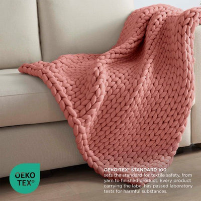 Vellux Weighted Chunky knit Blanket