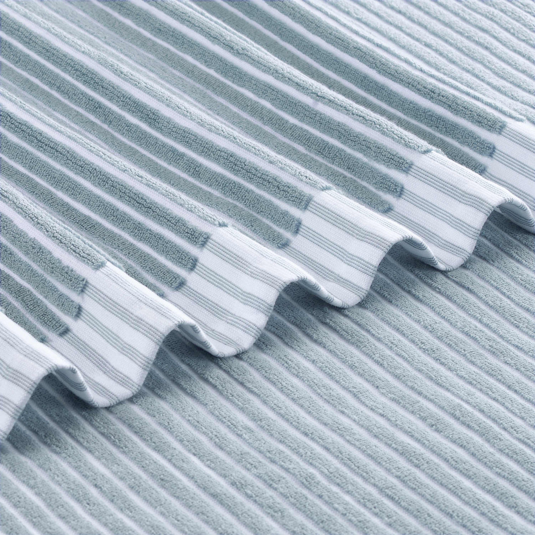 Martex Restore Sculpted Stripe Tencel Blend Ultra Soft Towel