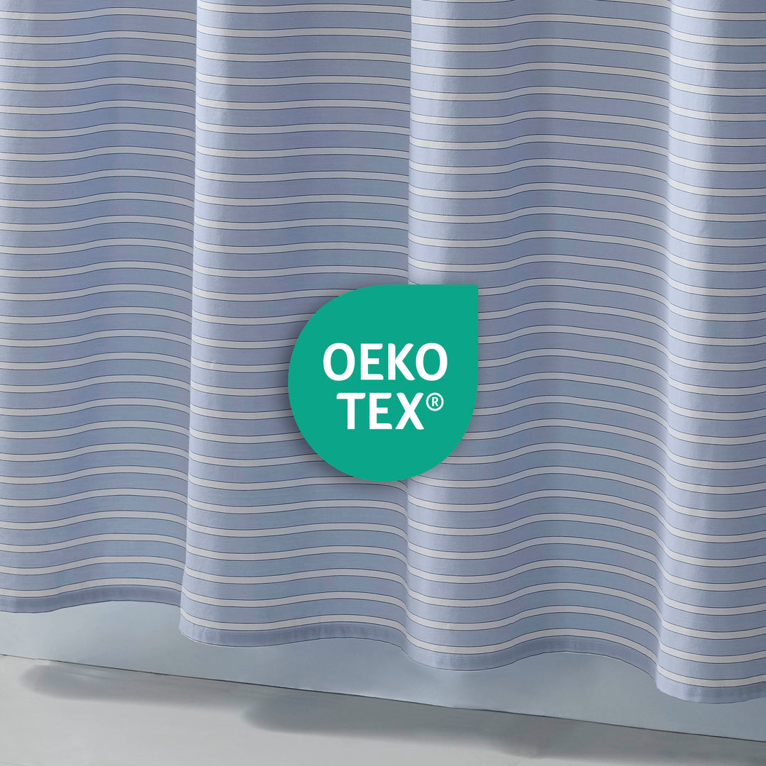 Martex Expression Crosby 72x72 Blue Shower Curtain