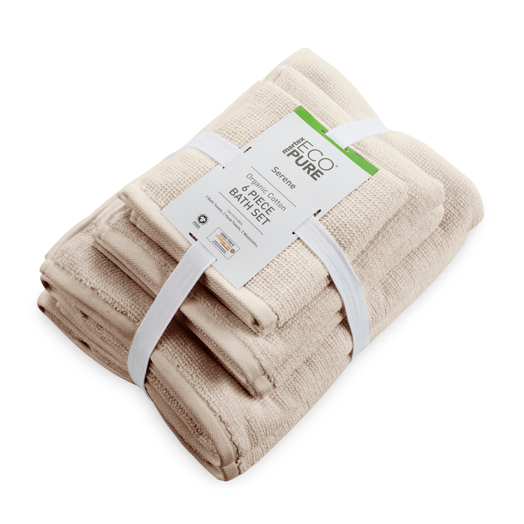 6-Piece Cotton Towel Set by Martex Purity – WestPoint Home