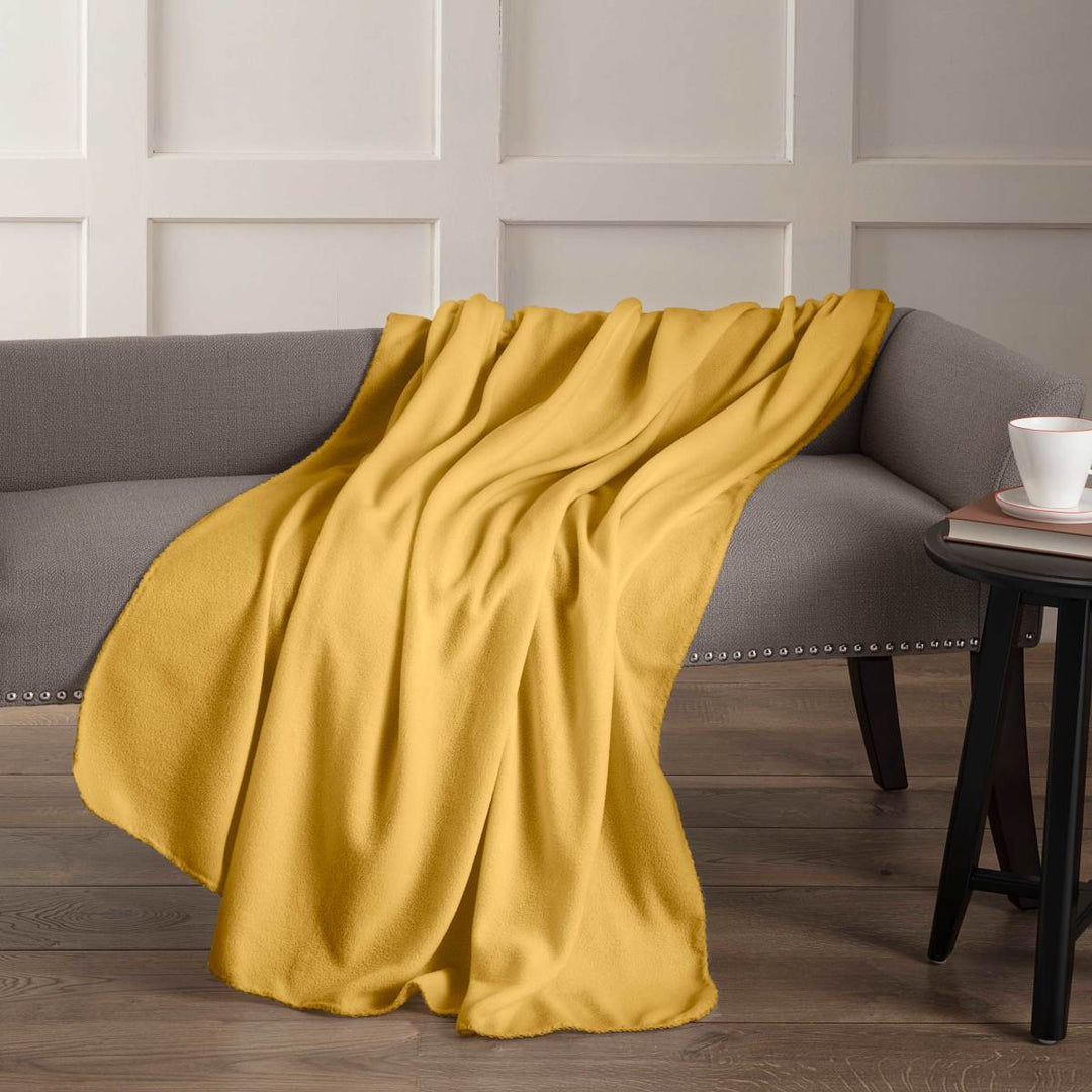 Yellow gold online throw