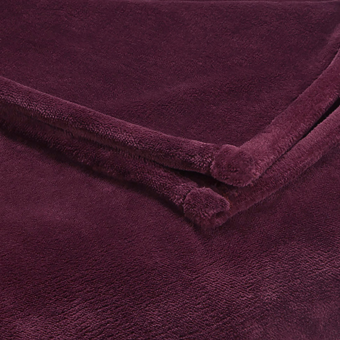 Purple vellux blanket sale