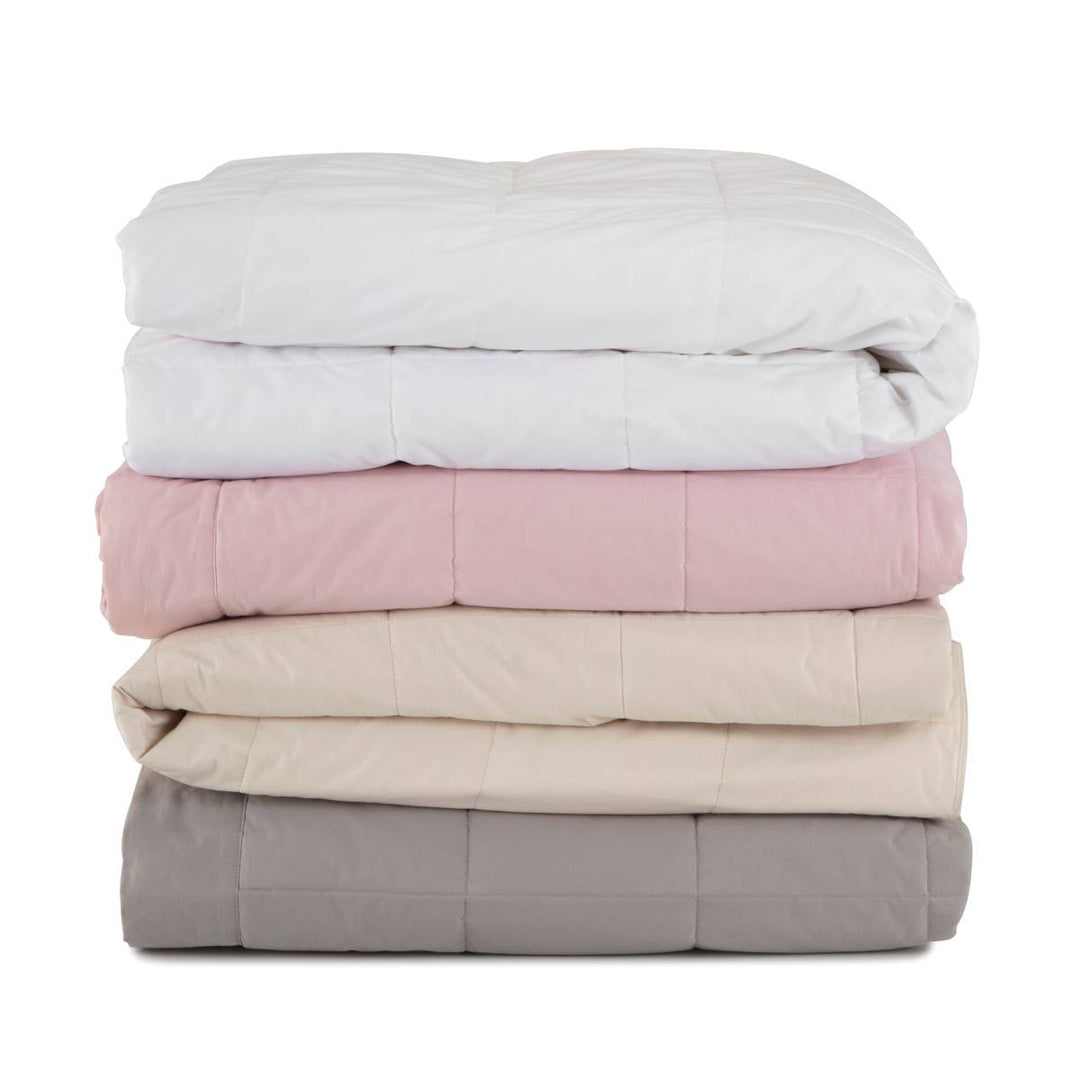 EcoPure Cotton Filled Blanket (Full/Queen - White)