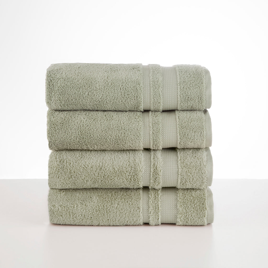 Supima Cotton Bath Towel Pewter - Two Towels
