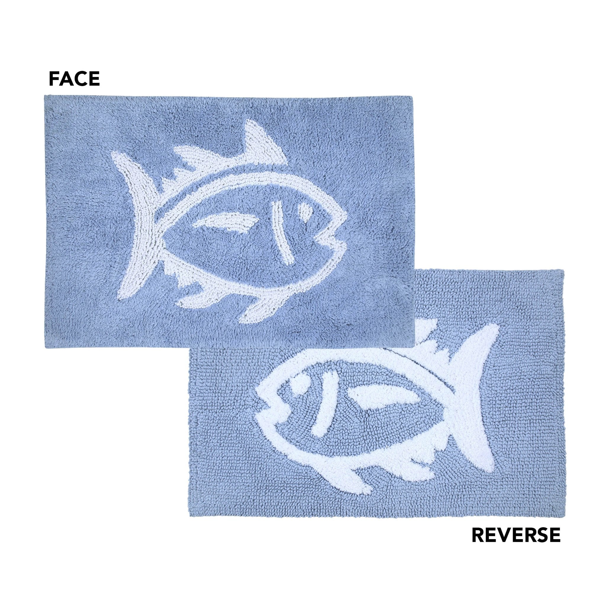 Southern Tide Skipjack Soft Reversible 100% Cotton Bath Rug