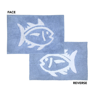 Southern Tide Skipjack Soft Reversible 100% Cotton Bath Rug